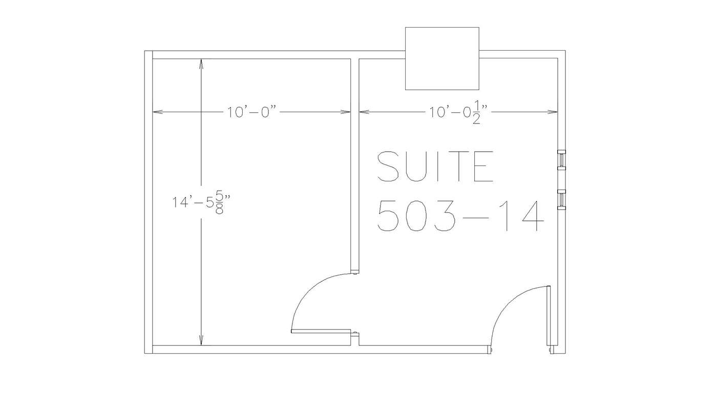 Suite 503-14 Floorplan